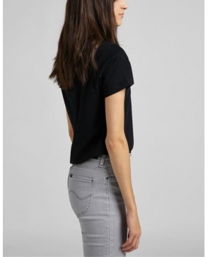 LEE Logo Tee in Black L42UER01